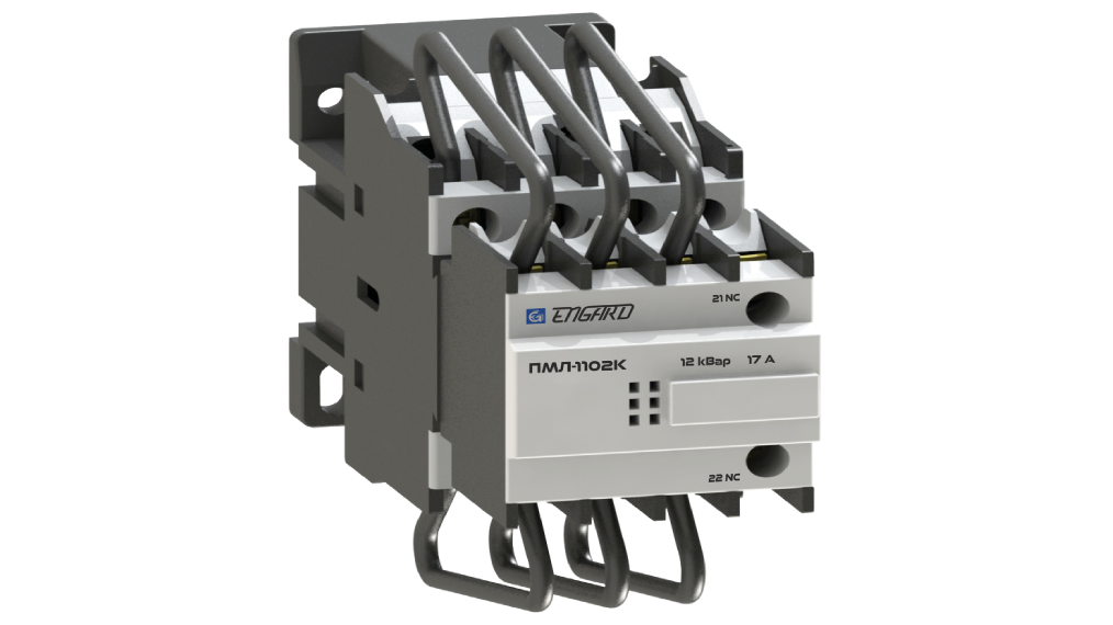 Контактор для коутации конденсаторных батарей ENGARD ПМЛ-1102К 230В 12 Реле и контакторы